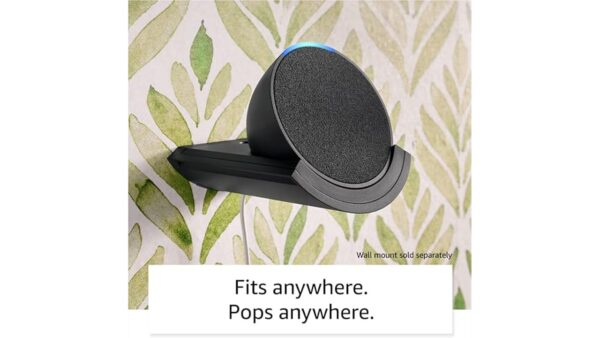Amazon Echo Pop (newest model), Our smallest Alexa speaker, Fits in any room, Glacier White - Image 3