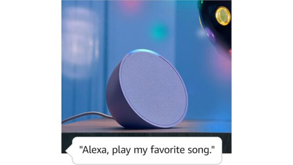 Amazon Echo Pop (newest model), Our smallest Alexa speaker, Fits in any room, Glacier White - Image 4