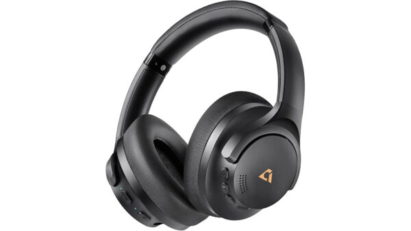 1Mii Y8 Hybrid Active Noise Cancelling Headphones, Hi-Res LDAC Wireless Audio, 75H Ultra-Long Playtime, Comfort Fit & Foldable Over Ear Bluetooth Headphones for Travel, Home, Office -Black