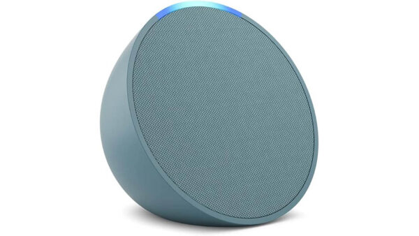 Amazon Echo Pop (newest model), Our smallest Alexa speaker, Fits in any room, Glacier White