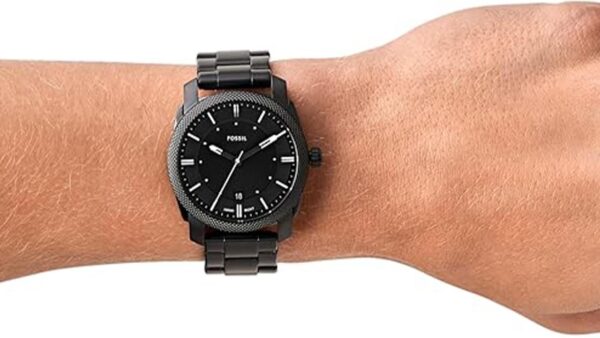 Fossil Men's Machine Quartz Stainless Steel Three-Hand Watch