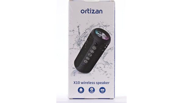 Ortizan Portable Bluetooth Speaker: IPX7 Waterproof, 24W Loud Sound, Deep Bass, Bluetooth 5.3, LED Lights, Wireless Stereo Pairing, 30H Playtime, for Home/Outdoor/Party/Beach, Birthday Gift (Black) - Image 5