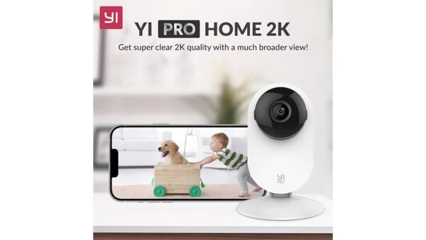 YI Pro 2K 3PC Home Security Camera, 2.4GHz Indoor Cameras for Home Security with Person, Vehicle, Animal Smart Detection, Phone App for Baby, - Image 3