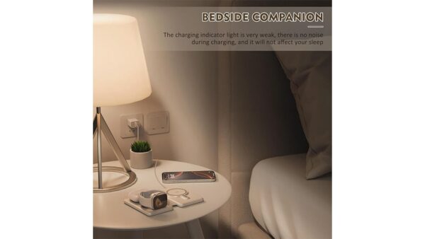 Magnetic Wireless Charger for iPhone: 3 in 1 Travel Charging Station for Apple Devices for iPhone 16 15 14 13 12 Pro Max Plus - Foldable Charging Pad for Apple Watch Series & Airpods 4 3 2 Pro - Image 6