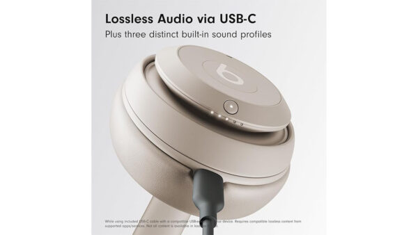 Beats Studio Pro - Wireless Bluetooth Noise Cancelling Headphones - Personalized Spatial Audio, USB-C Lossless Audio, Apple & Android Compatibility, Up to 40 Hours Battery Life - Sandstone - Image 2