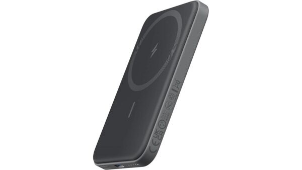 Anker 621 Magnetic Portable Charger (MagGo), 5,000mAh Wireless Power Bank with USB-C Cable, Magsafe-Compatible Battery Pack for iPhone 16 /15/14/13/12 Series